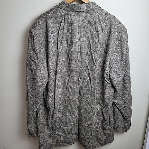 The Territory Ahead XXLL Mens Brown 100% Silk Knit Blazer Sport Coat Jacket - Picture 4 of 10